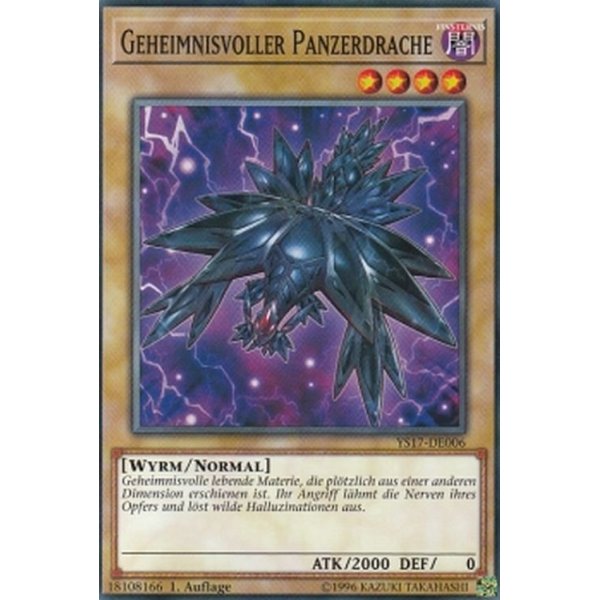 Geheimnisvoller Panzerdrache YS17-DE006