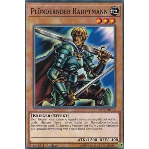 Pl&uuml;ndernder Hauptmann YS17-DE012