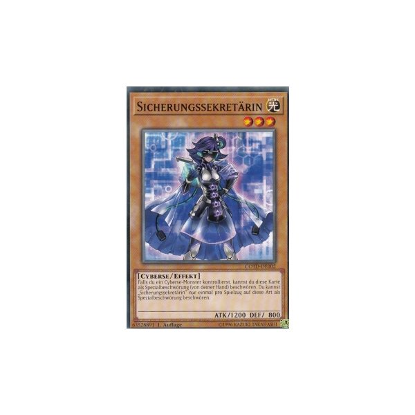 Sicherungssekret&auml;rin COTD-DE002