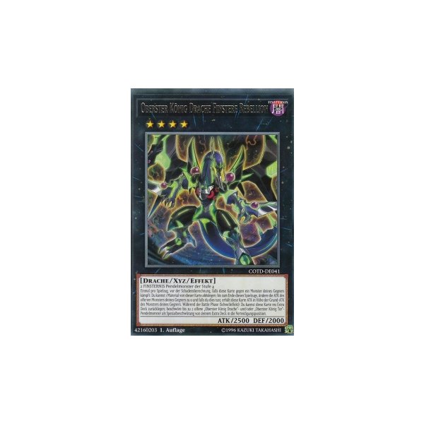 Oberster K&ouml;nig Drache Finstere Rebellion COTD-DE041