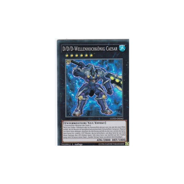 D/D/D-Wellenhochk&ouml;nig Caesar COTD-DE042