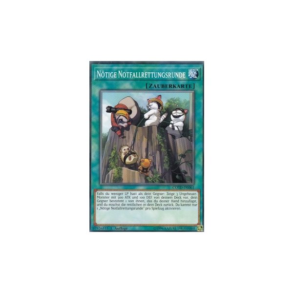 N&ouml;tige Notfallrettungsrunde COTD-DE061