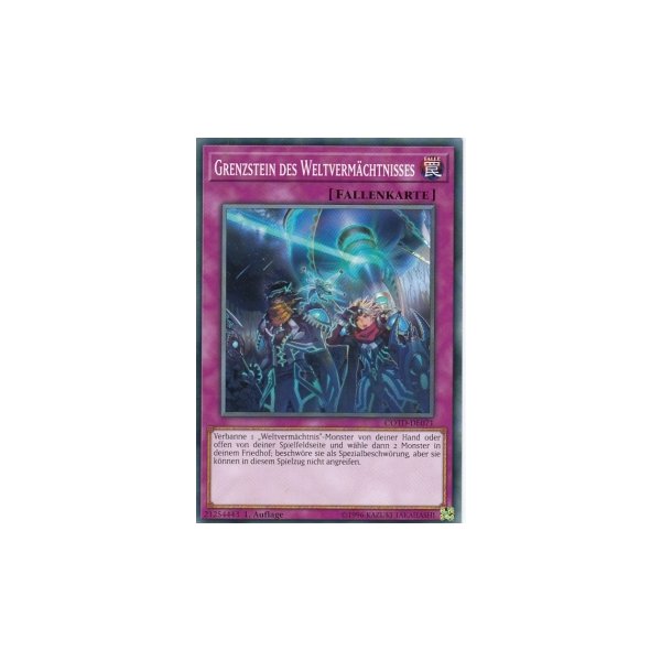 Grenzstein des Weltverm&auml;chtnisses COTD-DE071