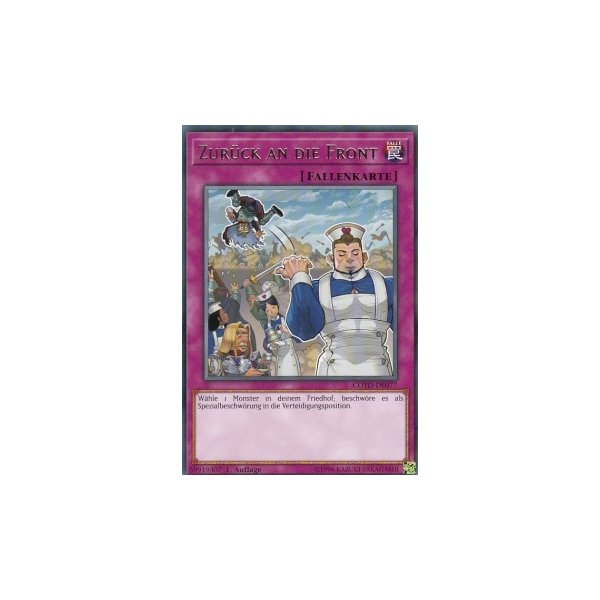 Zur&uuml;ck an die Front COTD-DE077