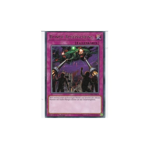 Blinde Ausl&ouml;schung COTD-DE079