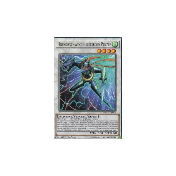Hochgeschwindigkeitsroid Puzzle MP17-DE026