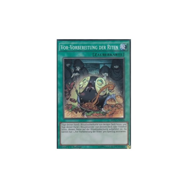 Vor-vorbereitung der Riten MP17-DE034