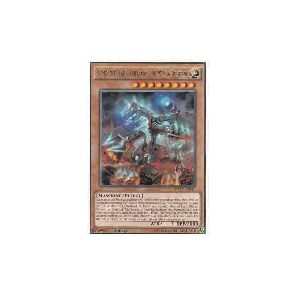 Super-Anti-Kaiju-Kriegsmaschine Mecha-Dogoran MP17-DE047
