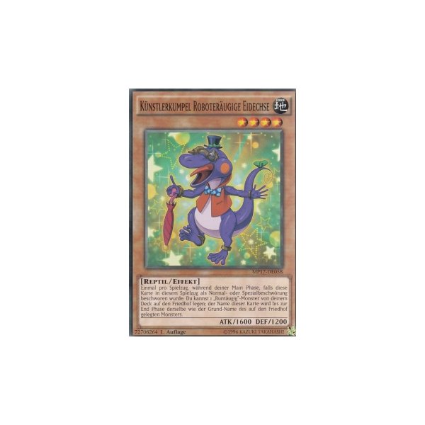 K&uuml;nstlerkumpel Roboter&auml;ugige Eidechse MP17-DE058
