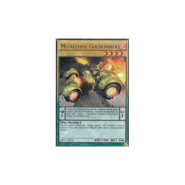 Metallfose-Goldfahrer MP17-DE078