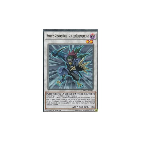 Angriffs-Schwarzfl&uuml;gel - Sayo der Regenverberger MP17-DE095