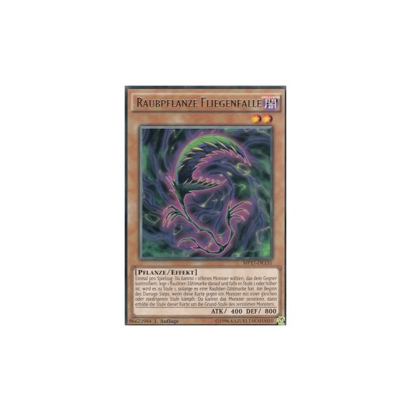 Raubpflanze Fliegenfalle MP17-DE131