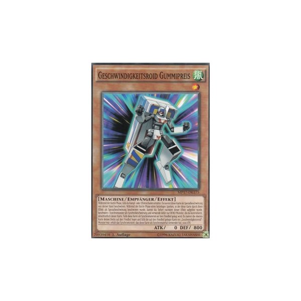 Geschwindigkeitsroid Gummipreis MP17-DE175