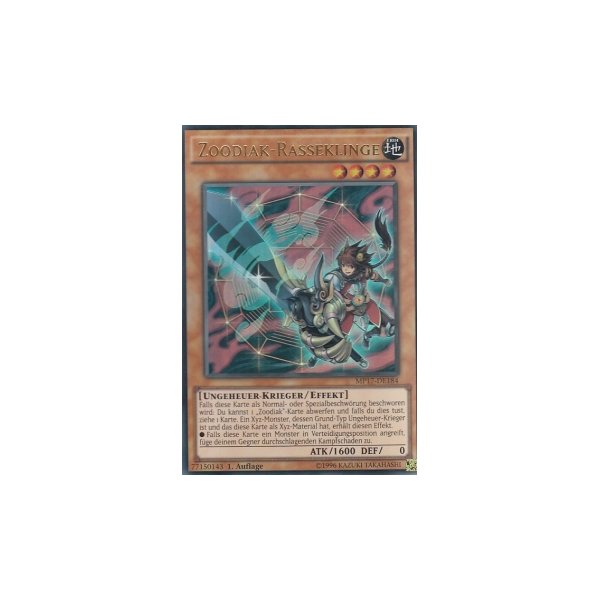 Zoodiak-Rasseklinge MP17-DE184