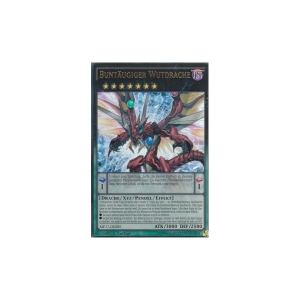 Bunt&auml;ugiger Wutdrache MP17-DE205