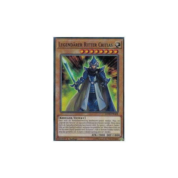 Legend&auml;rer Ritter Critias LEDD-DEA08