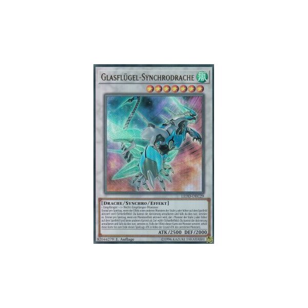 Glasfl&uuml;gel-Synchrodrache LEDD-DEC29