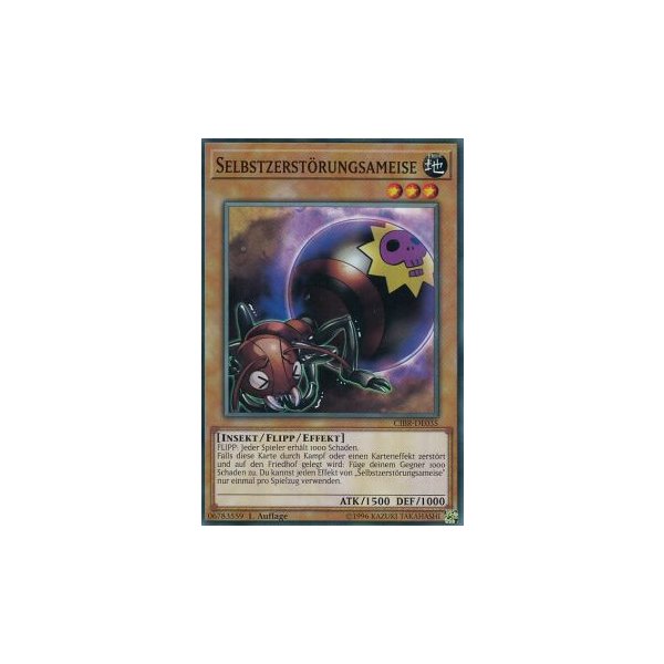 Selbstzerst&ouml;rungsameise CIBR-DE035