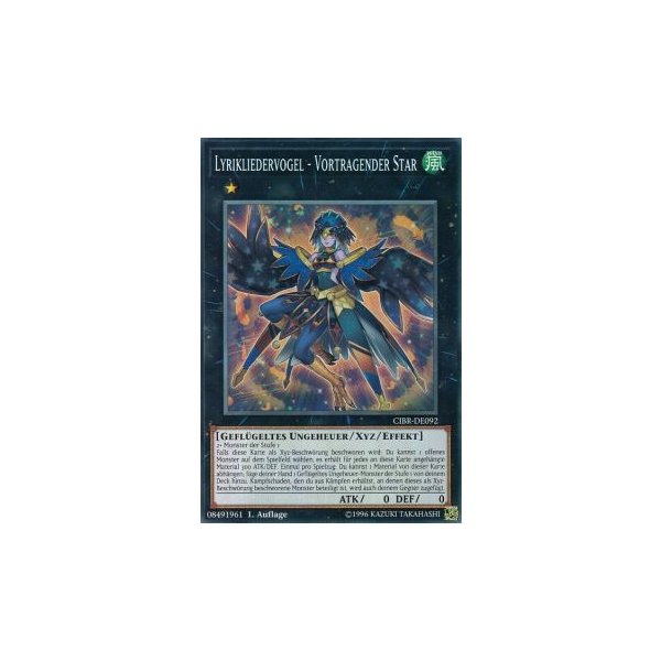 Lyrikliedervogel - Vortragender Star CIBR-DE092