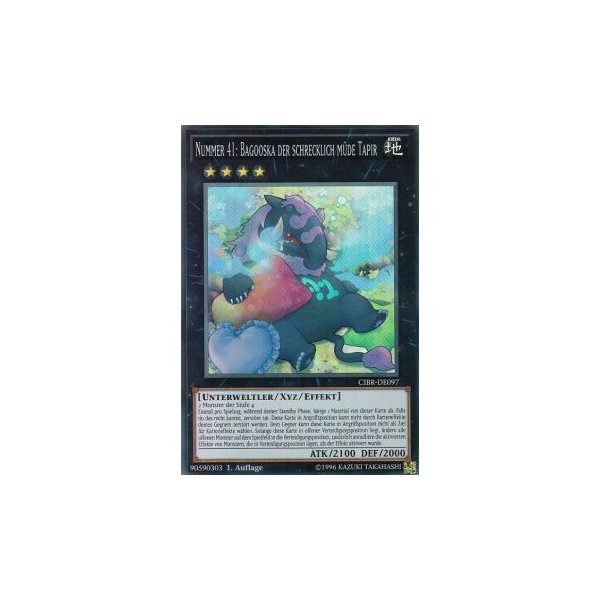 Nummer 41: Bagooska der schrecklich m&uuml;de Tapir CIBR-DE097