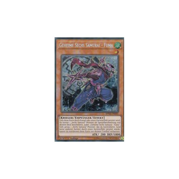 Geheime Sechs Samurai - Fuma SPWA-DE001