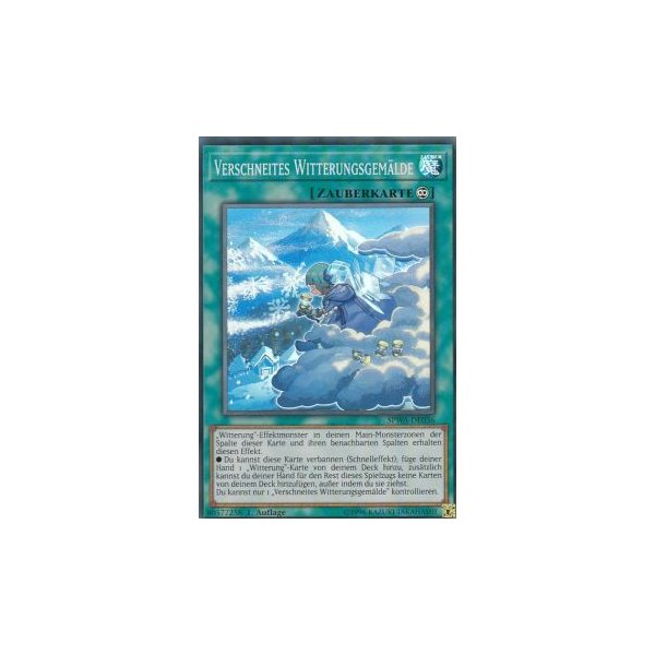 Verschneites Witterungsgem&auml;lde SPWA-DE036