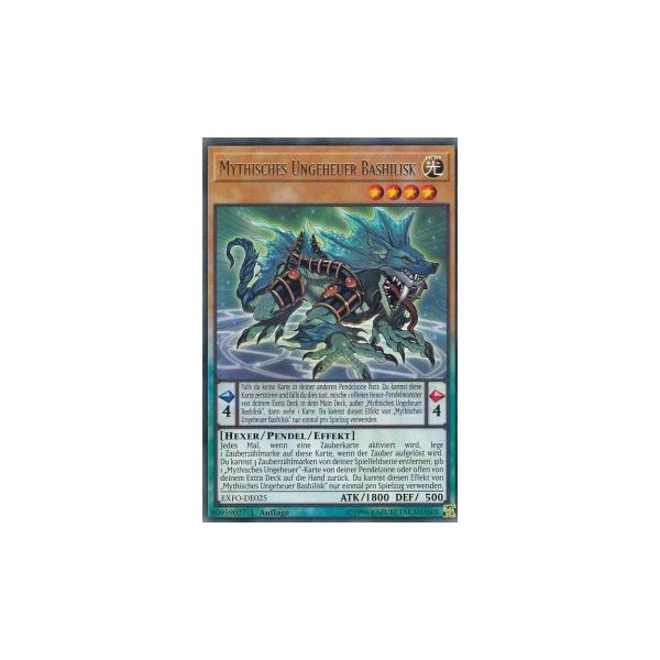 Mythisches Ungeheuer Bashilisk EXFO-DE025