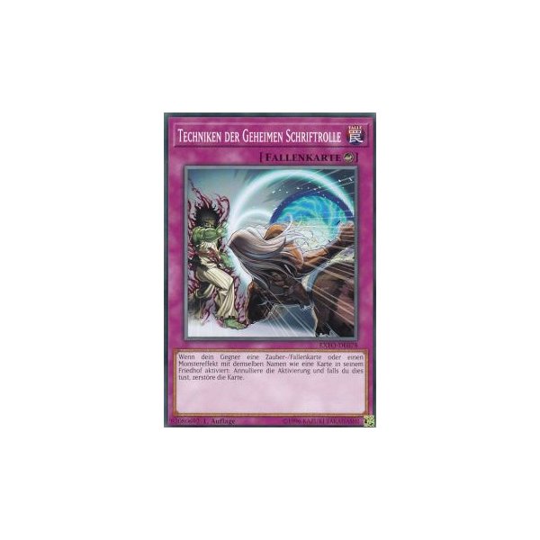 Techniken der Geheimen Schriftrolle EXFO-DE078