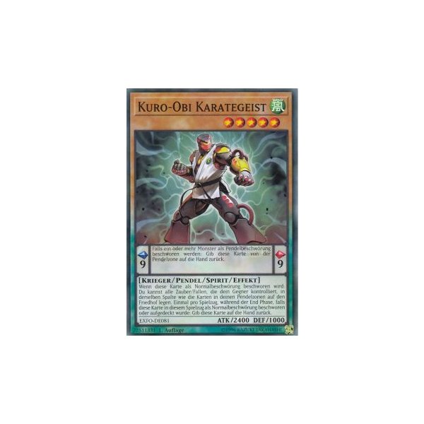 Kuro-Obi Karategeist EXFO-DE081