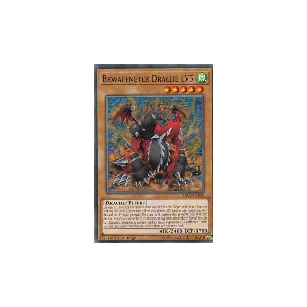 Bewaffneter Drache LV5 LED2-DE026