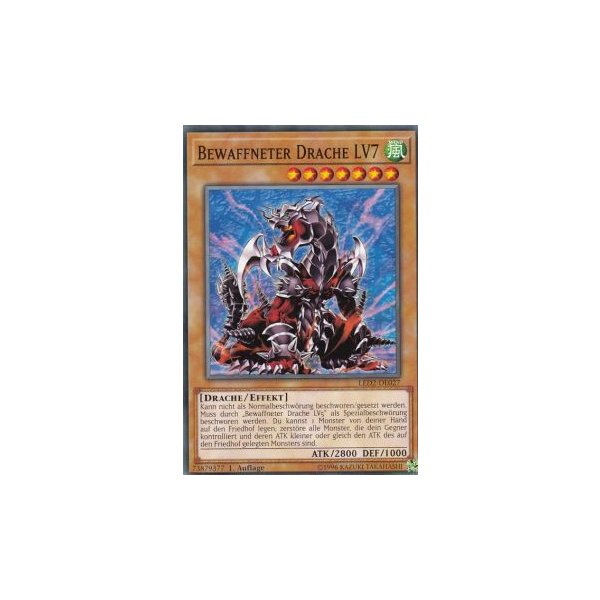 Bewaffneter Drache LV7 LED2-DE027