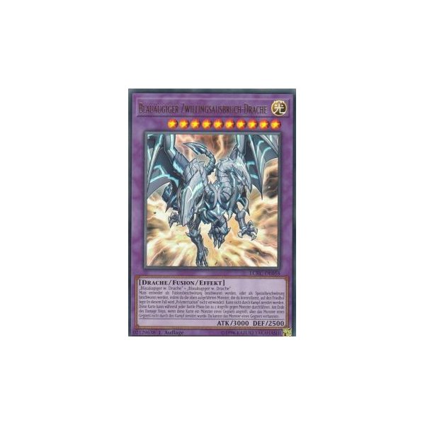 Blau&auml;ugiger Zwillingsausbruch-Drache LCKC-DE058