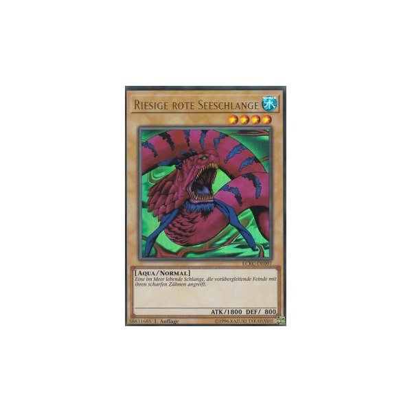 Riesige rote Seeschlange LCKC-DE097