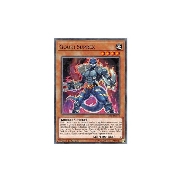 Gouki Suprex STARFOIL SP18-DE018-STARFOIL
