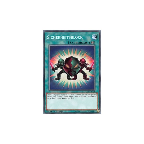Sicherheitsblock SP18-DE038