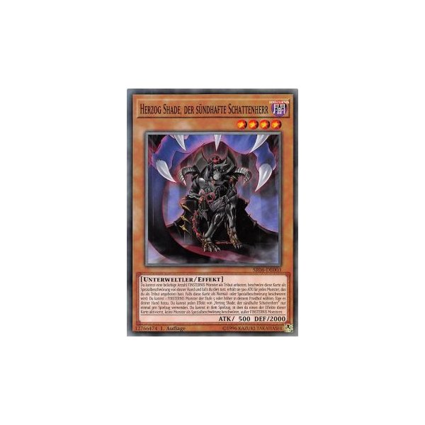 Herzog Shade, der s&uuml;ndhafte Schattenherr SR06-DE003