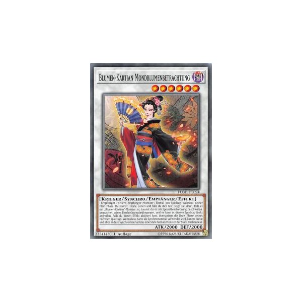 Blumen-Kartian Mondblumenbetrachtung FLOD-DE094