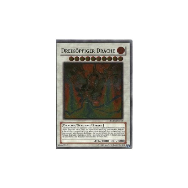 Dreik&ouml;pfiger Drache (Ultimate Rare) RGBT-DE043umr