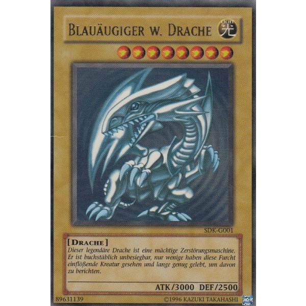 Blau&auml;ugiger W. Drache - SDK-G001 - Ultra Rare - BESPIELT Bespielt0037