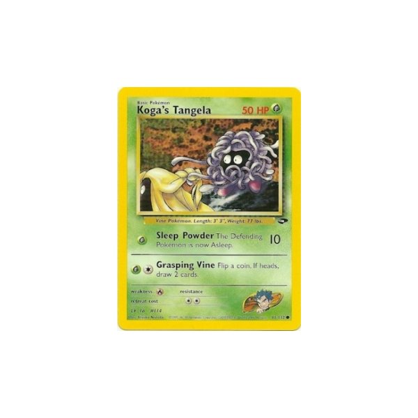 Pokemon Karte Koga's Tangela 1. Edition Gym Challenge kaufen Pokemon Karte Koga's Tangela 1. Edition Gym Challenge kaufen