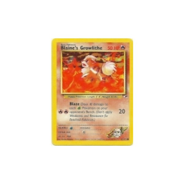 Blaines Growlithe 062/132