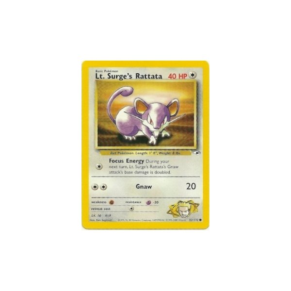 Lt. Surges Rattata 082/132