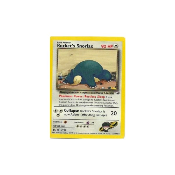 Rockets Snorlax 033/132