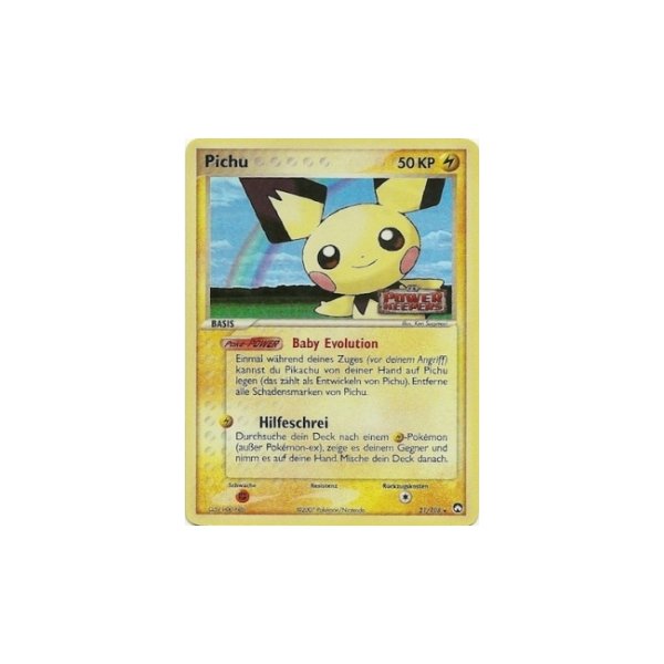 Pichu REVERSE HOLO