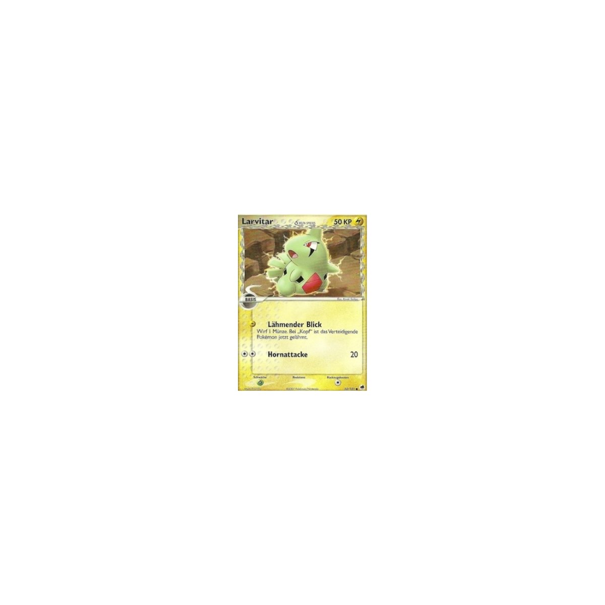Pokemon Karte Larvitar 52/101 Ex Dragon Frontiers kaufen bei GttG