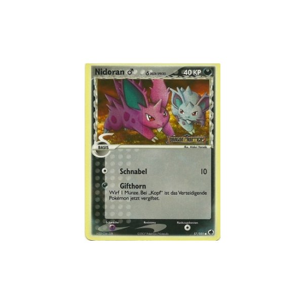 Nidoran M REVERSE HOLO