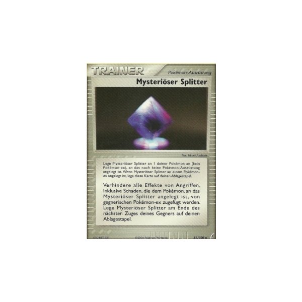 Mysteri&ouml;ser Splitter