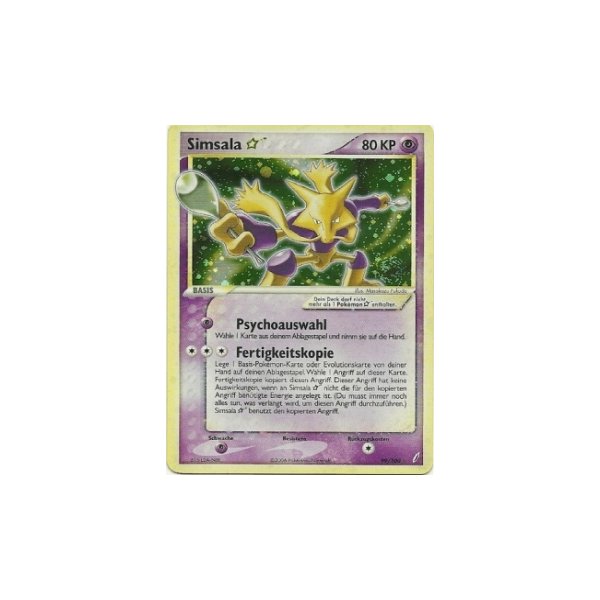 Simsala GOLDSTAR SHINY HOLO