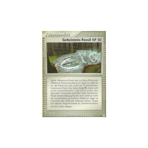 Geheimnis-Fossil