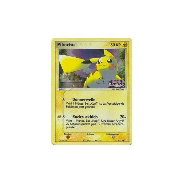 Pikachu 78/110 REVERSE HOLO